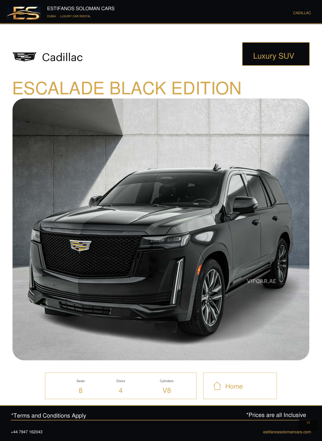 Cadillac ESCALADE BLACK EDITION