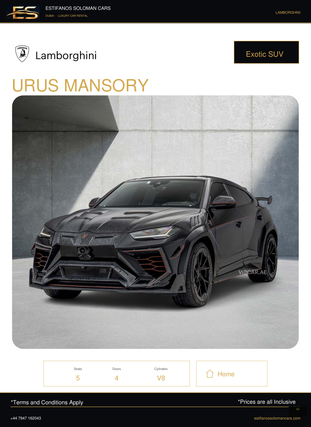 Lamborghini URUS MANSORY