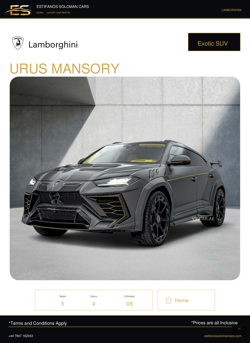 Lamborghini URUS MANSORY