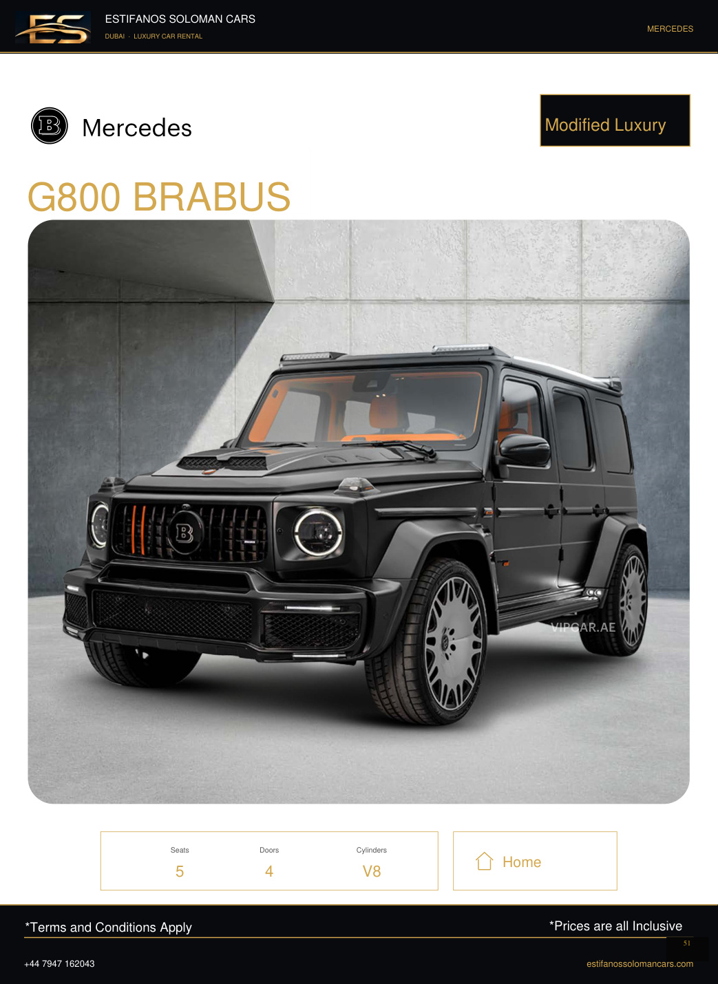 Mercedes G800 BRABUS