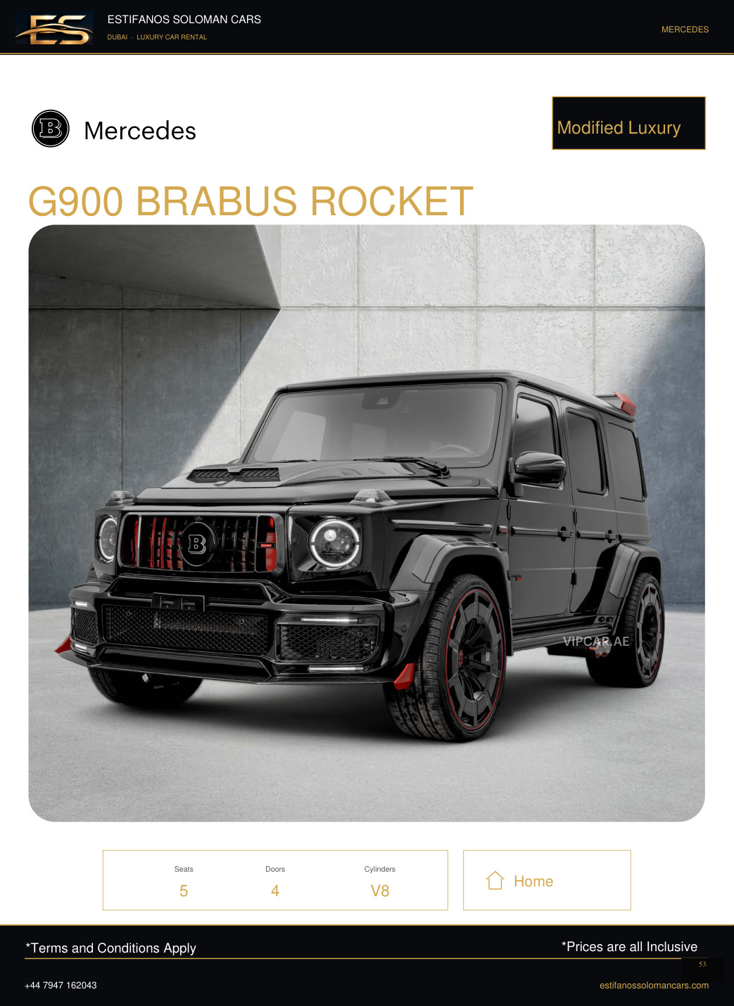 Mercedes G900 BRABUS ROCKET